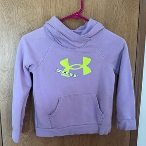 Under Armour Purple and Yellow Sweatshirt Hoodie
